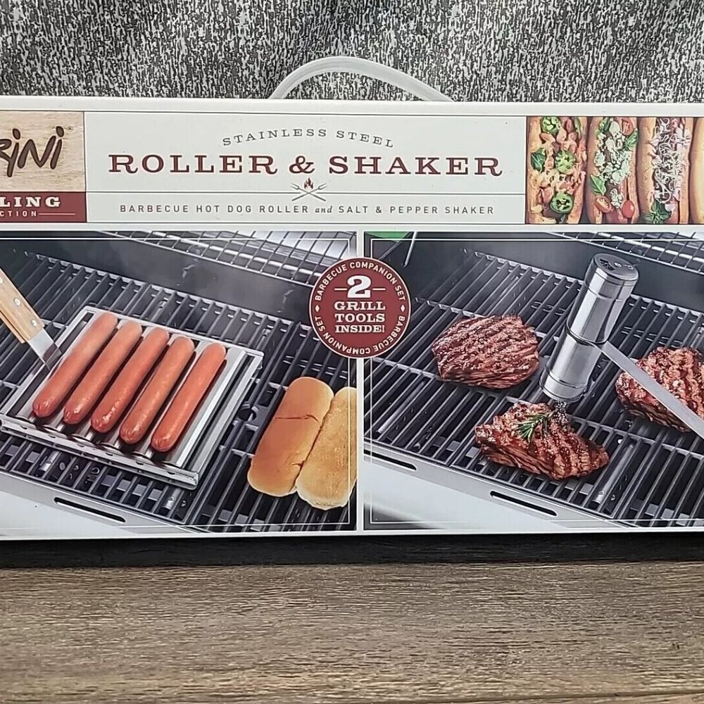 NWOT Panini Stainless Steel Roller & Shaker